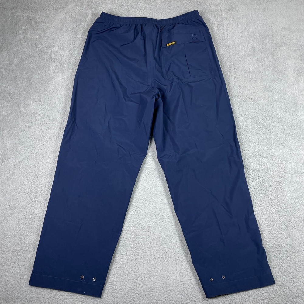 Zero Restriction Gore-Tex Rain Pants Mens Large Blue Waterproof Golf Made in USA - Picture 2 of 14